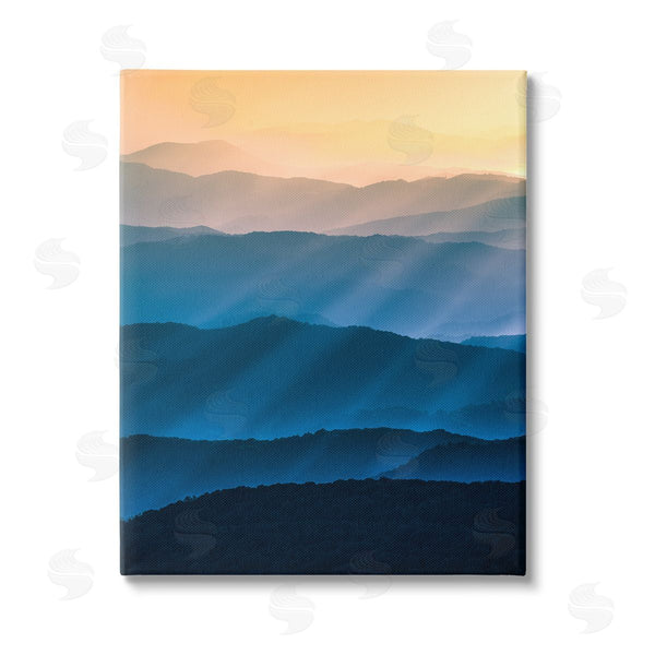 stupell industries Jared Kreiss | Blue & Yellow Mountains Wall Art