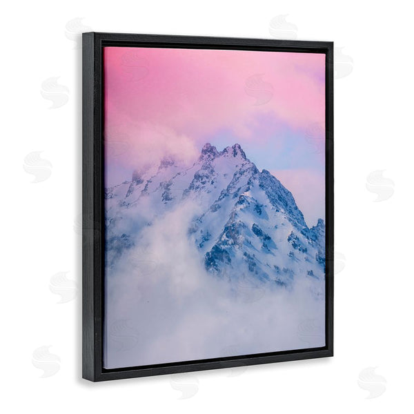 Stupell Industries Jared Kreiss | Foggy Mountain Pink Sky Wall Art