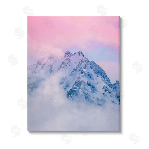 stupell industries Jared Kreiss | Foggy Mountain Pink Sky Wall Art