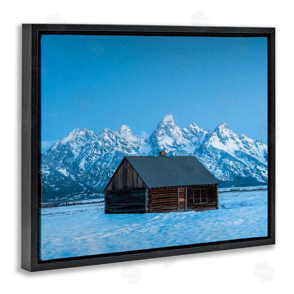 Stupell Industries Jared Kreiss | Log Cabin Mountain View Wall Art