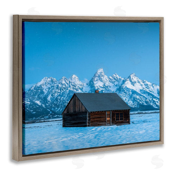 Stupell Industries Jared Kreiss | Log Cabin Mountain View Wall Art