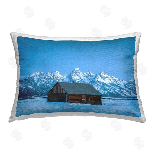 Stupell Industries Jared Kreiss | Log Cabin Snowy Scene