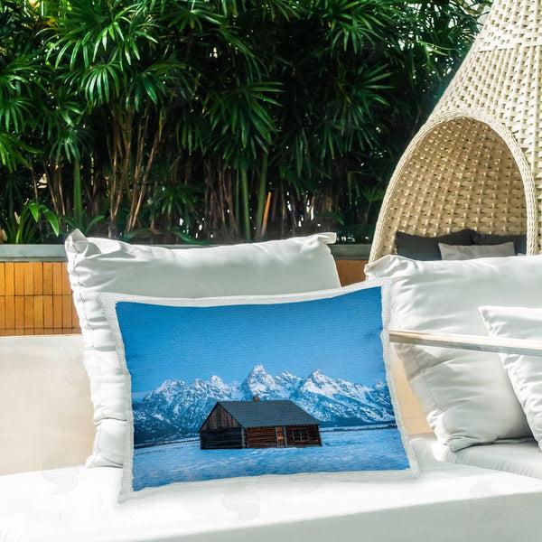 Stupell Industries Jared Kreiss | Log Cabin Snowy Scene