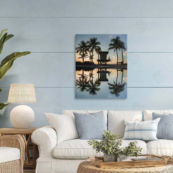 Stupell Industries Jared Kreiss | Palm Tree Reflection Wall Art