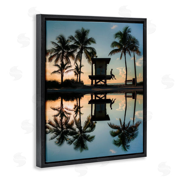 Stupell Industries Jared Kreiss | Palm Tree Reflection Wall Art
