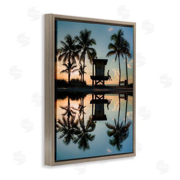 Stupell Industries Jared Kreiss | Palm Tree Reflection Wall Art