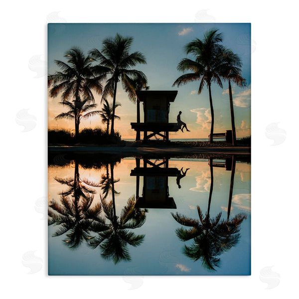 stupell industries Jared Kreiss | Palm Tree Reflection Wall Art