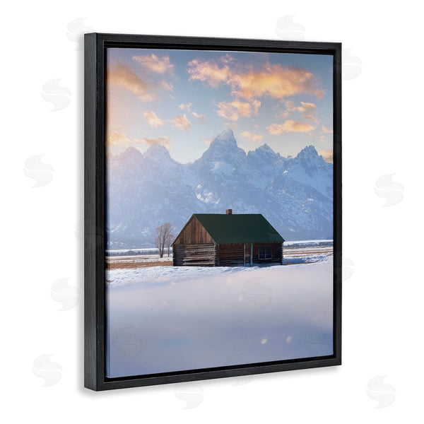 Stupell Industries Jared Kreiss | Snowy Winter Cabin Wall Art