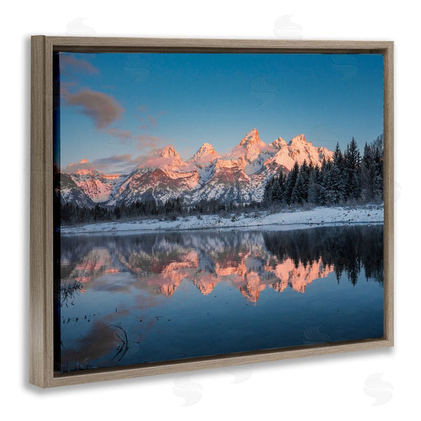 Stupell Industries Jared Kreiss | Winter Mountains Reflection Wall Art