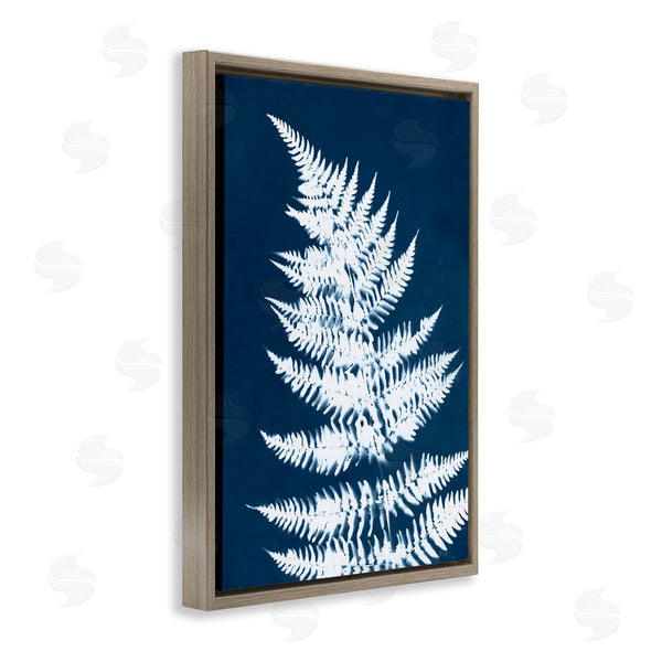 Stupell Industries Jason Johnson | Blue And White Fern Wall Art