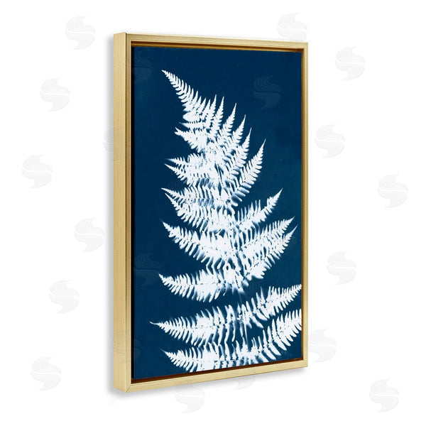Stupell Industries Jason Johnson | Blue And White Fern Wall Art