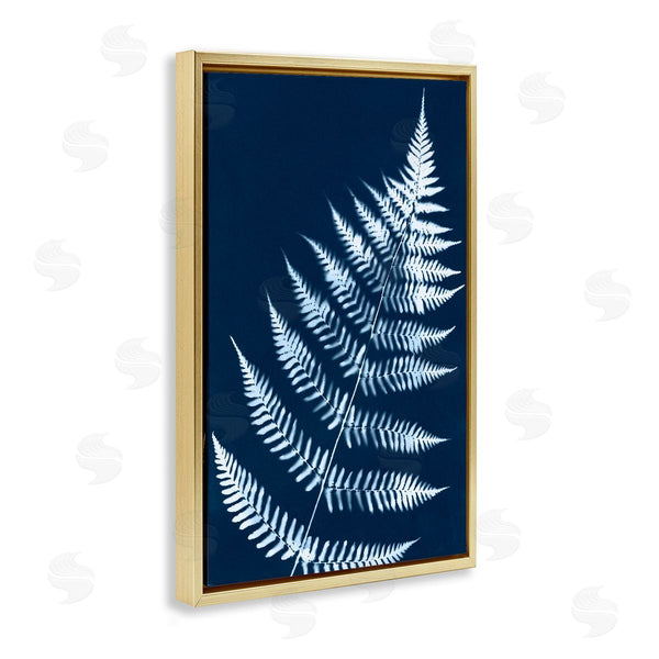 Stupell Industries Jason Johnson | Blue Fern Impression Wall Art