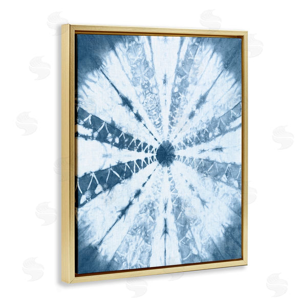 Stupell Industries Jason Johnson | Blue Tie Dye Sunburst