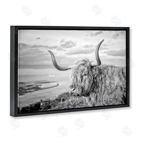 Stupell Industries Jasper Huish | Cattle With Ocean Breeze