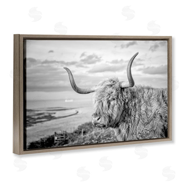 Stupell Industries Jasper Huish | Cattle With Ocean Breeze