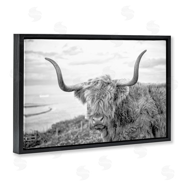 Stupell Industries Jasper Huish | Traditional Fuzzy Cattle