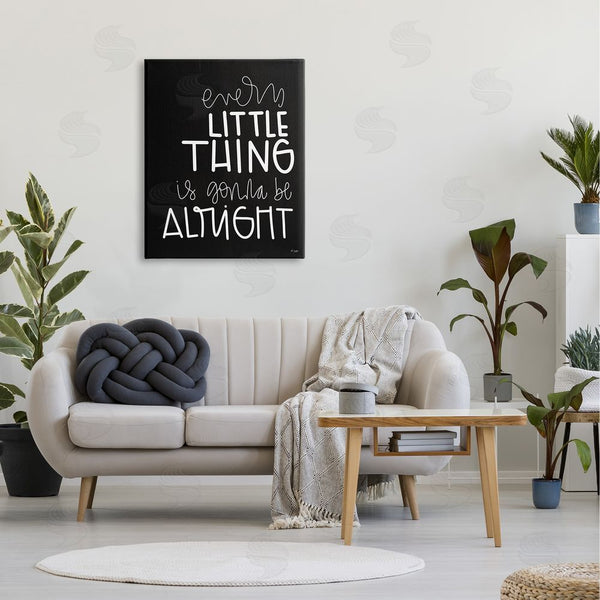 Stupell Industries Jaxn Blvd. | Everything Is Gonna Be Alright Fun Novelty Typography Wall Art