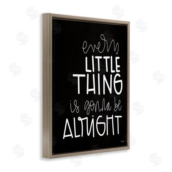 Stupell Industries Jaxn Blvd. | Everything Is Gonna Be Alright Fun Novelty Typography Wall Art