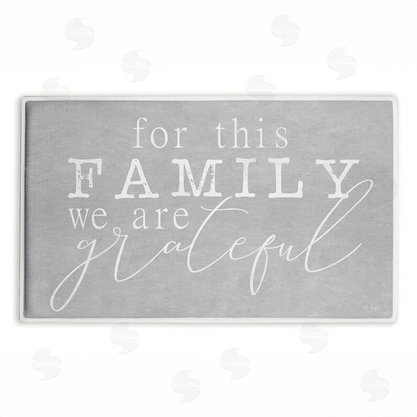 stupell industries Jaxn Blvd. | For This Family Gratitude Plush Bath Mat