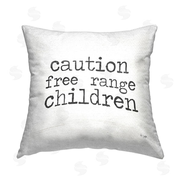 Stupell Industries Jaxn Blvd. | Free Range Children Phrase Printed Throw Pillow