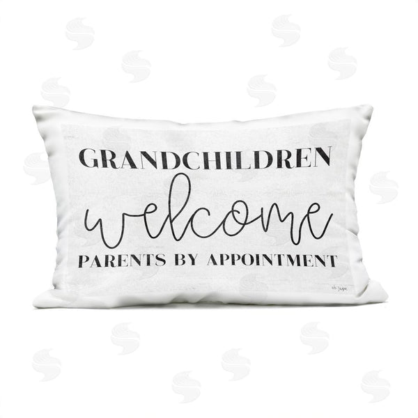 Stupell Industries Jaxn Blvd. | Grandchildren Welcome Parents By Appointment Throw Pillow