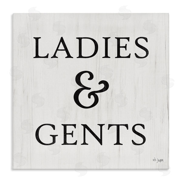 stupell industries Jaxn Blvd. | Ladies & Gents Bathroom Sign Country Grain Pattern Wall Art
