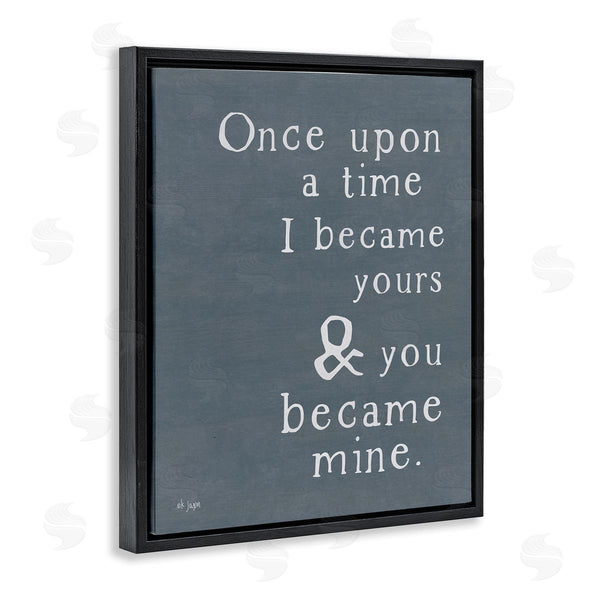 Stupell Industries Jaxn Blvd. | Once Upon A Time Romantic Couple Loving Quote Wall Art