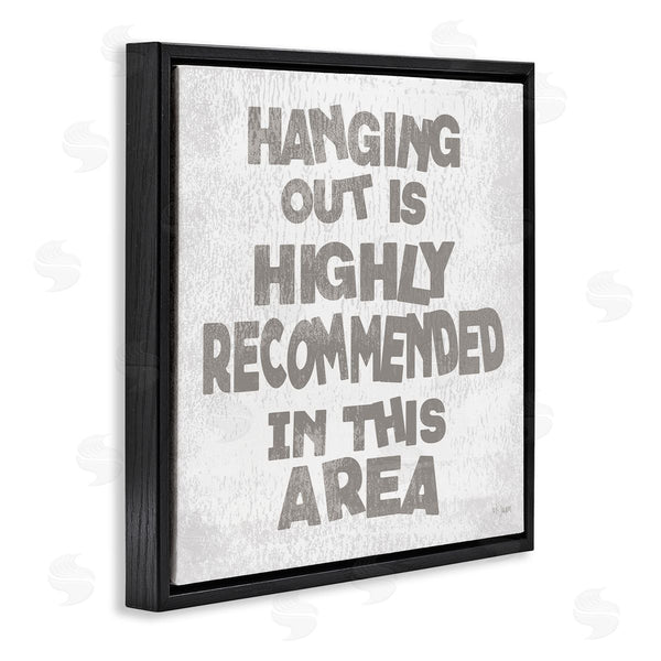 Stupell Industries Jaxn Blvd. | Rustic Hanging Out Phrase Wall Art