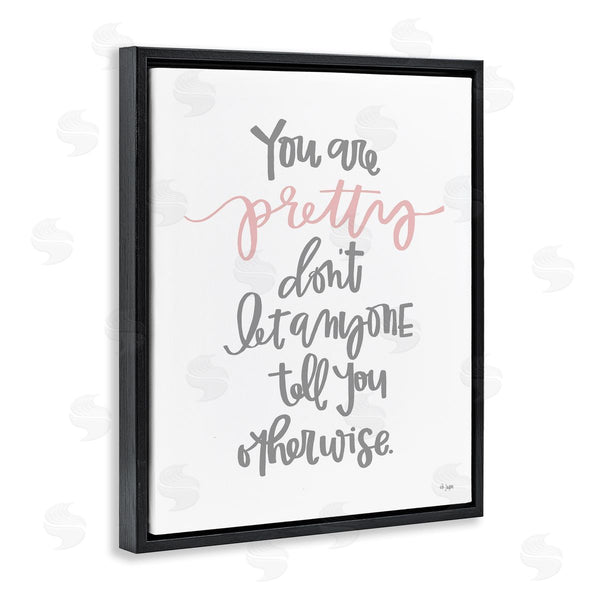 Stupell Industries Jaxn Blvd. | You Are Pretty Inspirational Self-Reassuring Fancy Script Wall Art