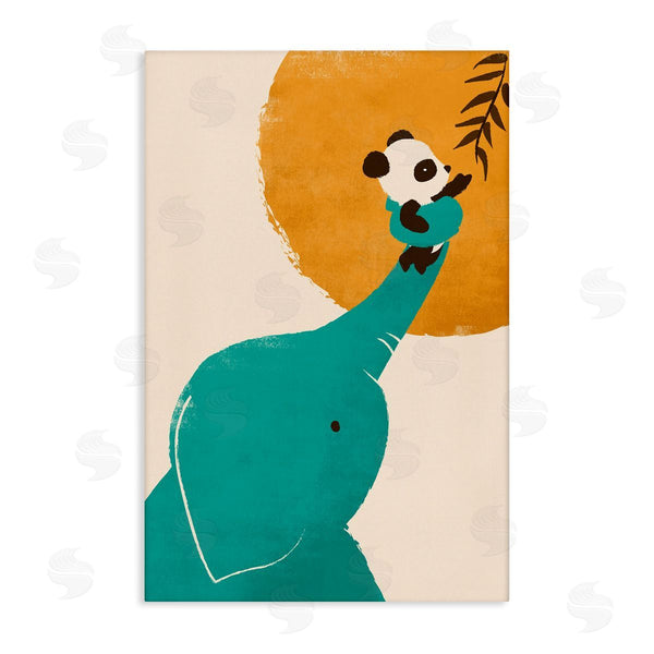 stupell industries Jay Fleck | Elephant and Panda Friends