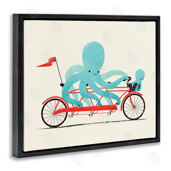 Stupell Industries Jay Fleck | Octopus Tandem Bicycle
