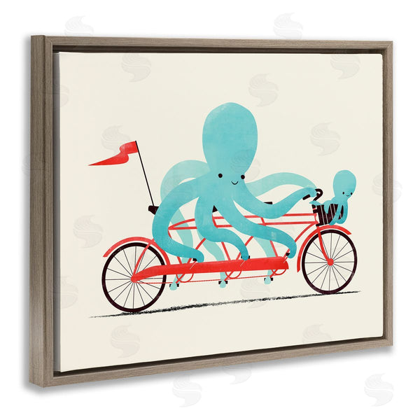 Stupell Industries Jay Fleck | Octopus Tandem Bicycle
