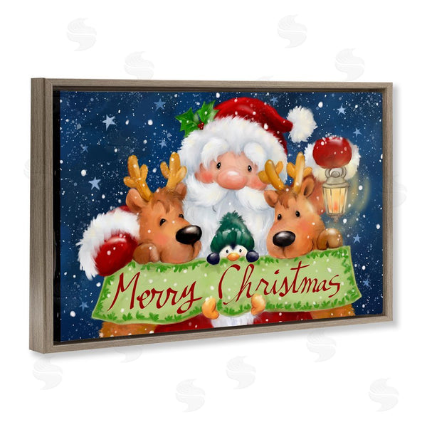 Stupell Industries Jean Francois | Santa With Lantern Christmas Wall Art