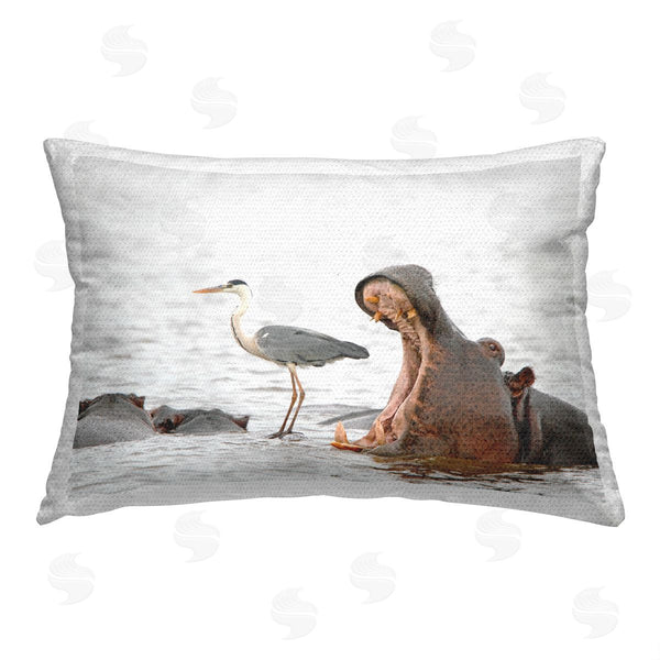 Stupell Industries Jean Jacques Alcalay | Hippo & Heron Scene