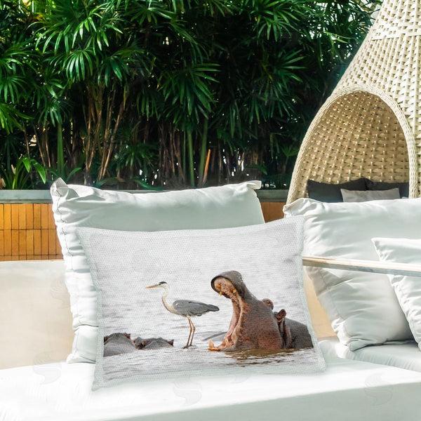 Stupell Industries Jean Jacques Alcalay | Hippo & Heron Scene