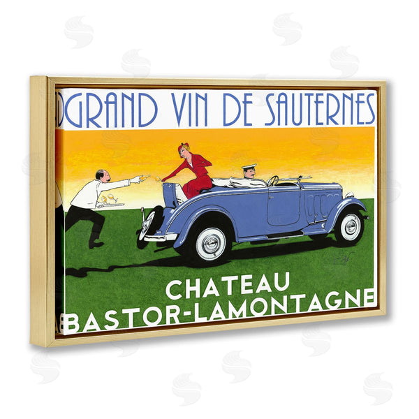 Stupell Industries Jean-Pierre Got | Antique Car With Wine