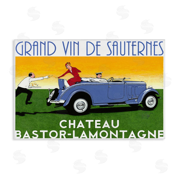stupell industries Jean-Pierre Got | Antique Car with Wine
