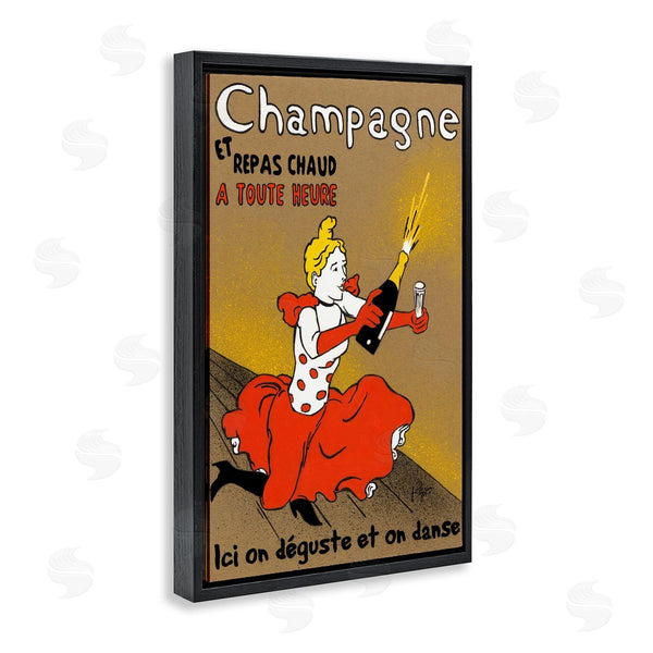 Stupell Industries Jean-Pierre Got | Antique Champagne Bottle & Woman