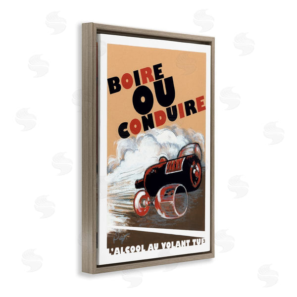 Stupell Industries Jean-Pierre Got | French Don't Drink & Drive