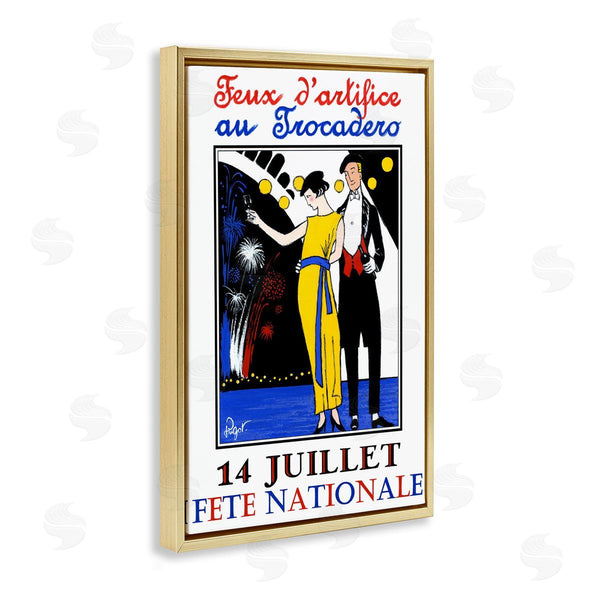 Stupell Industries Jean-Pierre Got | Vintage French Holiday Advertisement