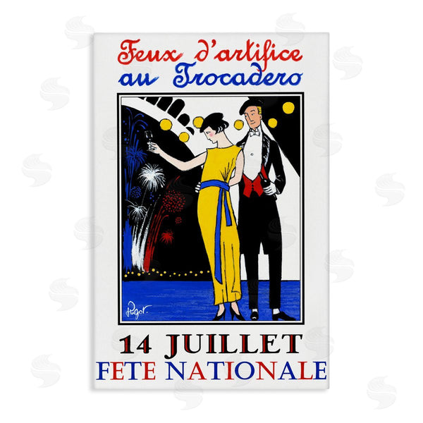 stupell industries Jean-Pierre Got | Vintage French Holiday Advertisement