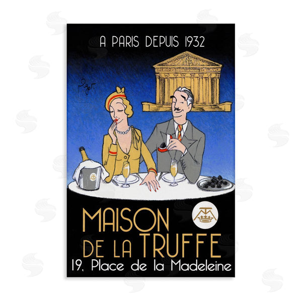 stupell industries Jean-Pierre Got | Vintage Truffles & Champagne