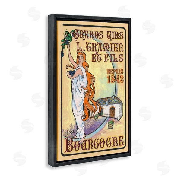 Stupell Industries Jean-Pierre Got | Vintage Woman Picking Grapes