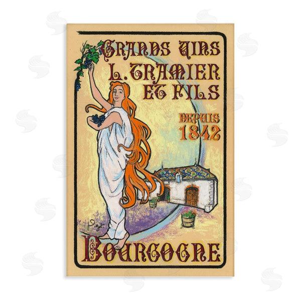 stupell industries Jean-Pierre Got | Vintage Woman Picking Grapes