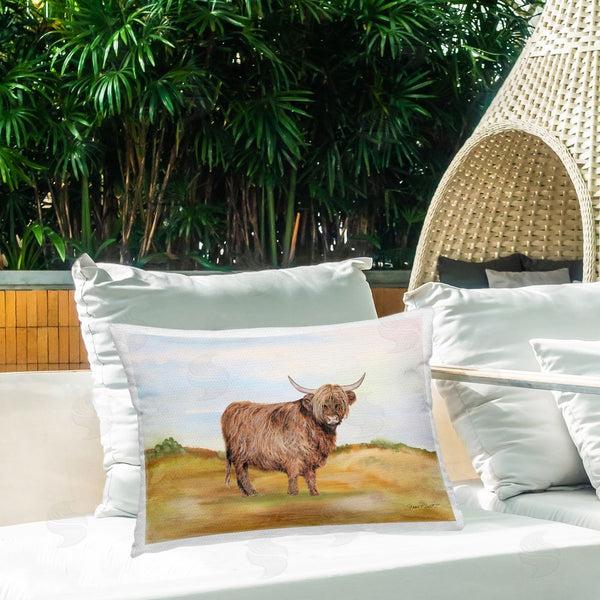Stupell Industries Jean Plout | Farm Animal In Pasture Printed Throw Pillow
