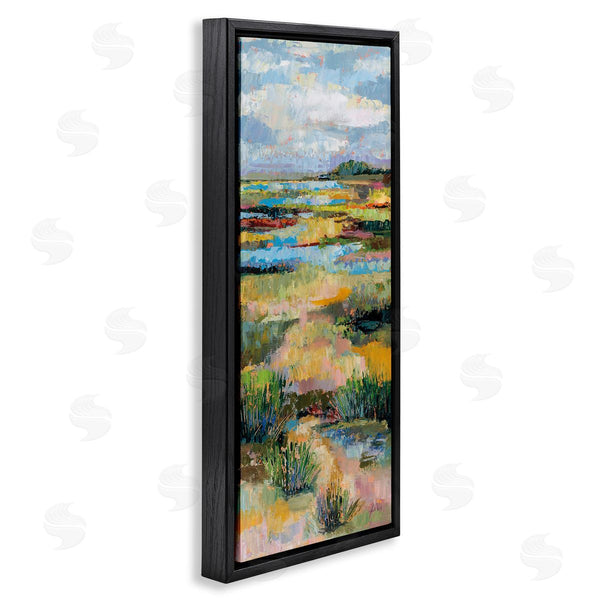 Stupell Industries Jeanette Vertentes | Abstract River Landscape