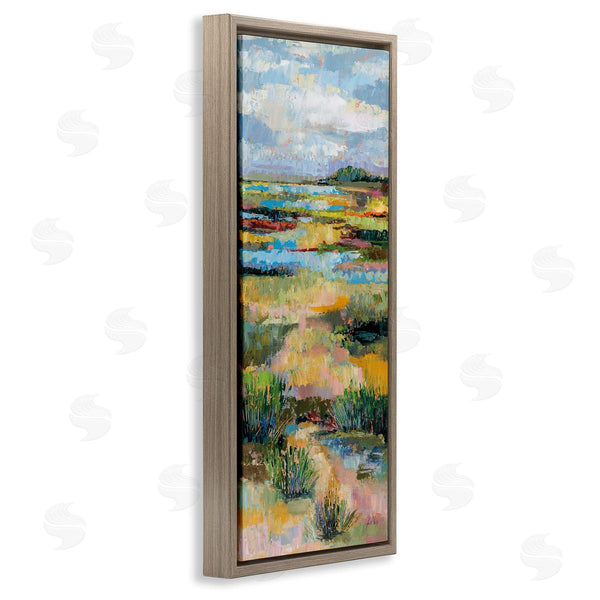 Stupell Industries Jeanette Vertentes | Abstract River Landscape