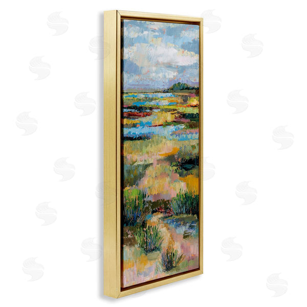 Stupell Industries Jeanette Vertentes | Abstract River Landscape