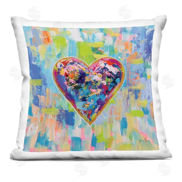 stupell industries Jeanette Vertentes | Abstract Urban Street Style Heart Shape Printed Throw Pillow