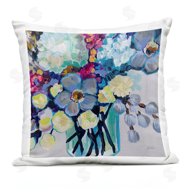 Stupell Industries Jeanette Vertentes | Affectionate Flower Bouquet Printed Throw Pillow